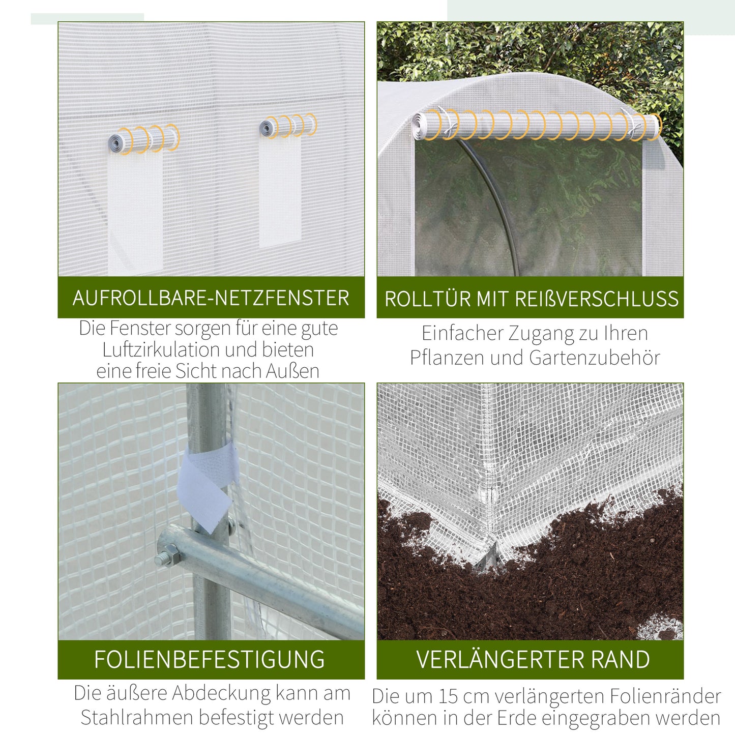 Greenhouse 350x200x200cm film greenhouse greenhouse plant house ideal for garden care & plant cultivation