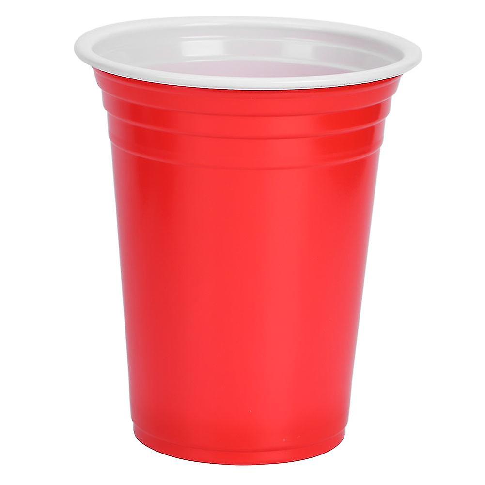 (Y)50-Pack Red 360ml Plastic disposable Cups, Barbecue, Picnic, Party Game set