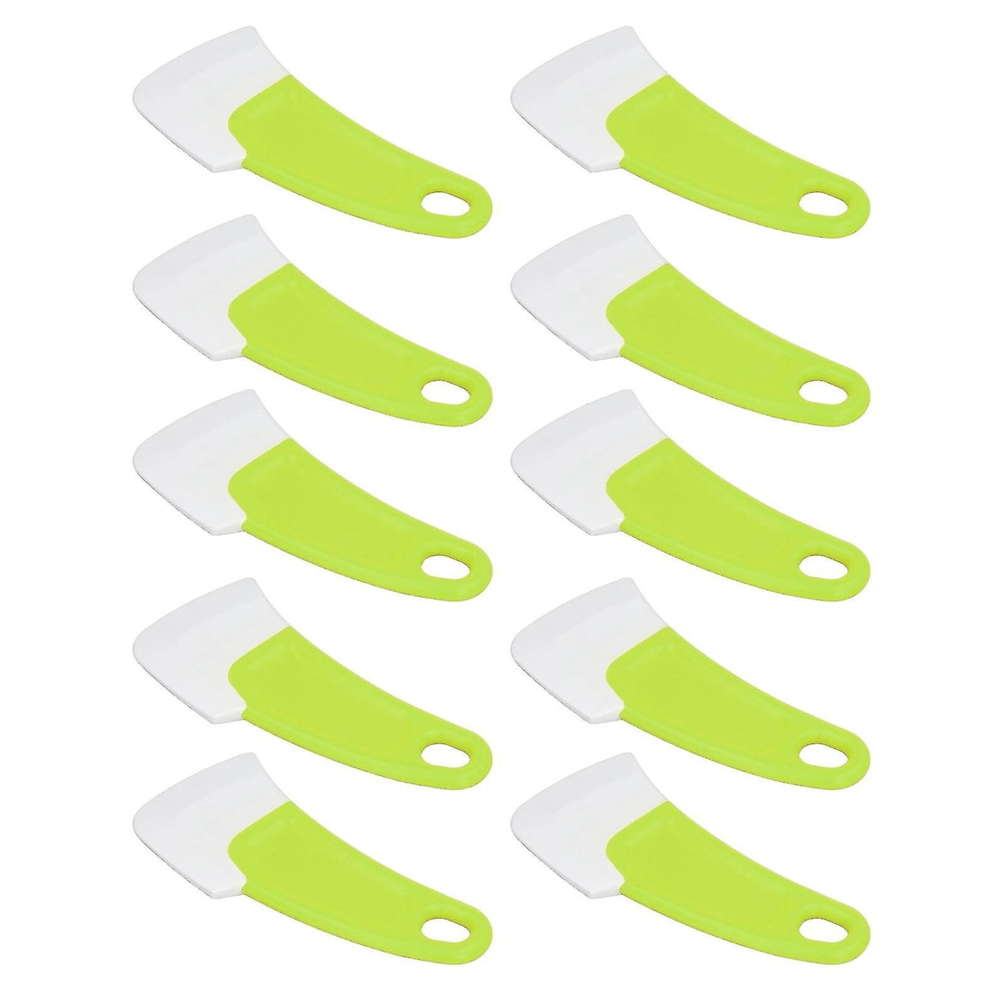 (Y)Silicone Spatula Set of 10 - Nonstick, Flexible Hooks, PP Handle for Baking, Cooking, Pasta & Cakes