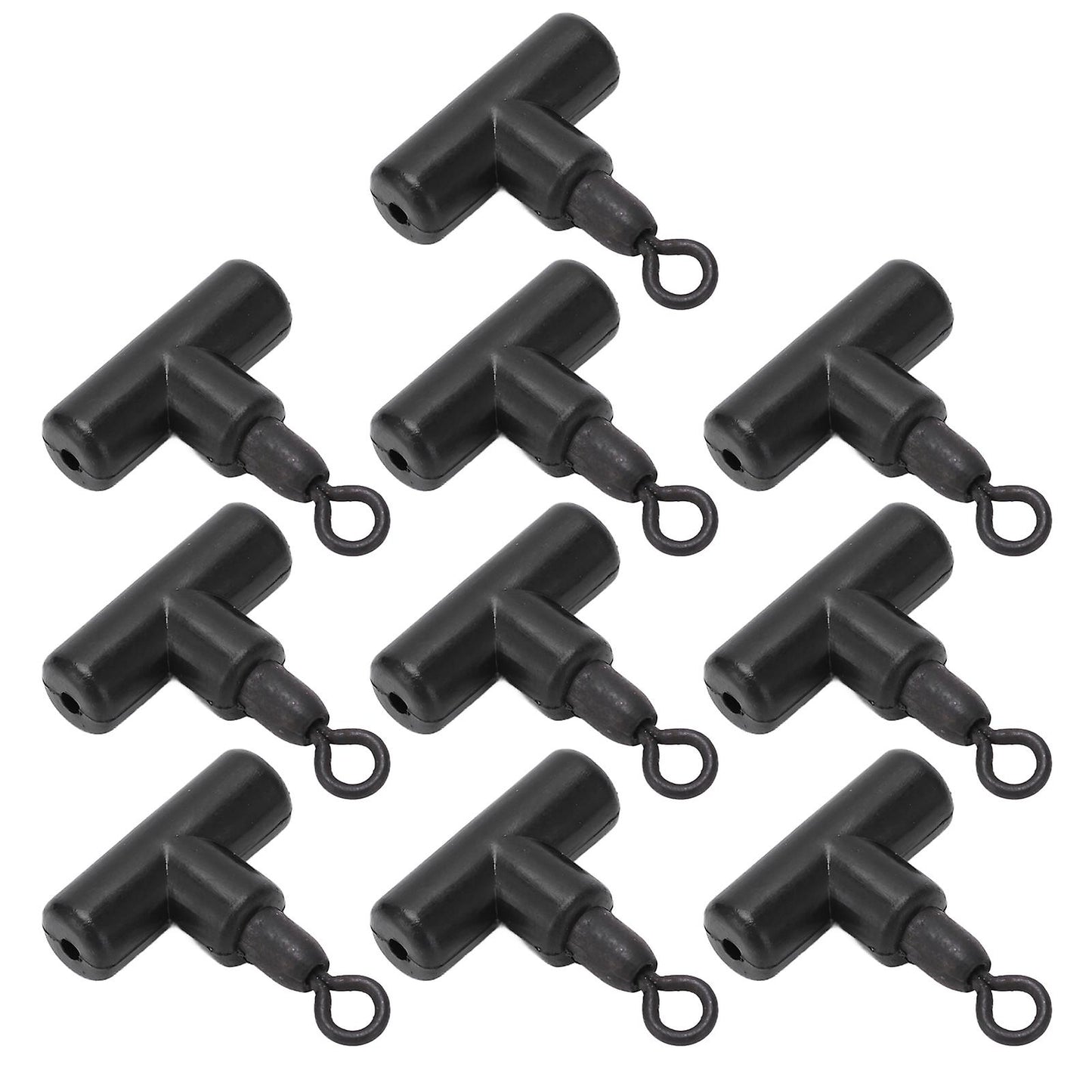 (Y)10PCS T Shape Fishing Swivel 3 Way Connector