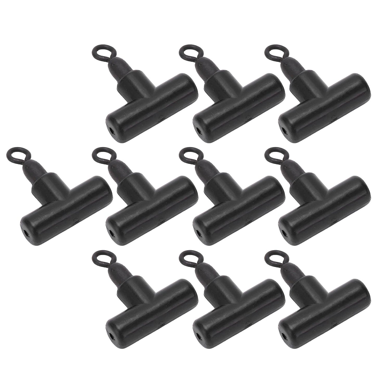 (Y)10PCS T Shape Fishing Swivel 3 Way Connector