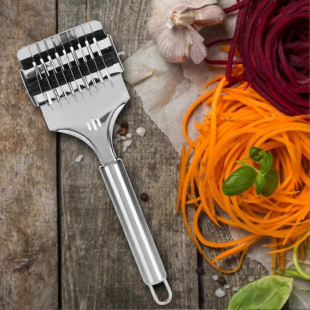 (Y)Stainless Steel Pasta Cutter for Kitchen, Dough Roller, 220x70mm, Multi-Use reflects blade and design