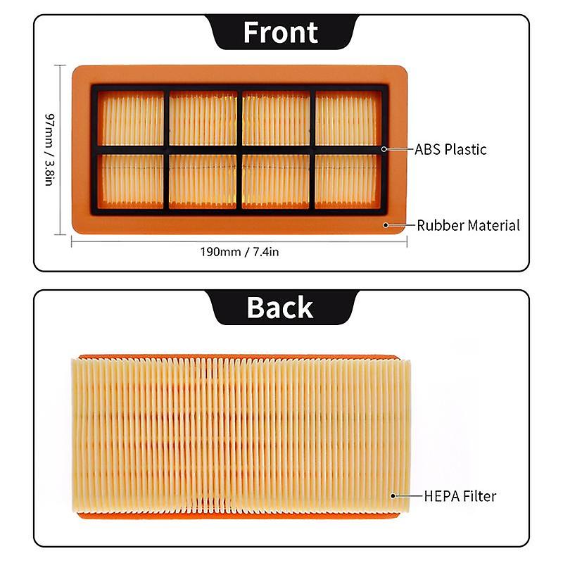 (Y)HEPA Filter for Karcher 6.415-953.0 AD 2 AD 3.000 AD 3.200 AD 3 Premium Fireplace AD 4 Premium Robo