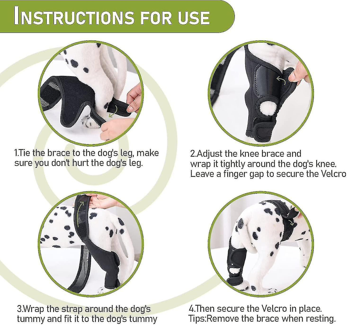 (Y)2024 Dog Knee Brace, Dog Leg Brace Hip Support Brace Compatible with Cruciate Ligament Injury, Ccl, Patellar Dislocation or Osteoarthritis