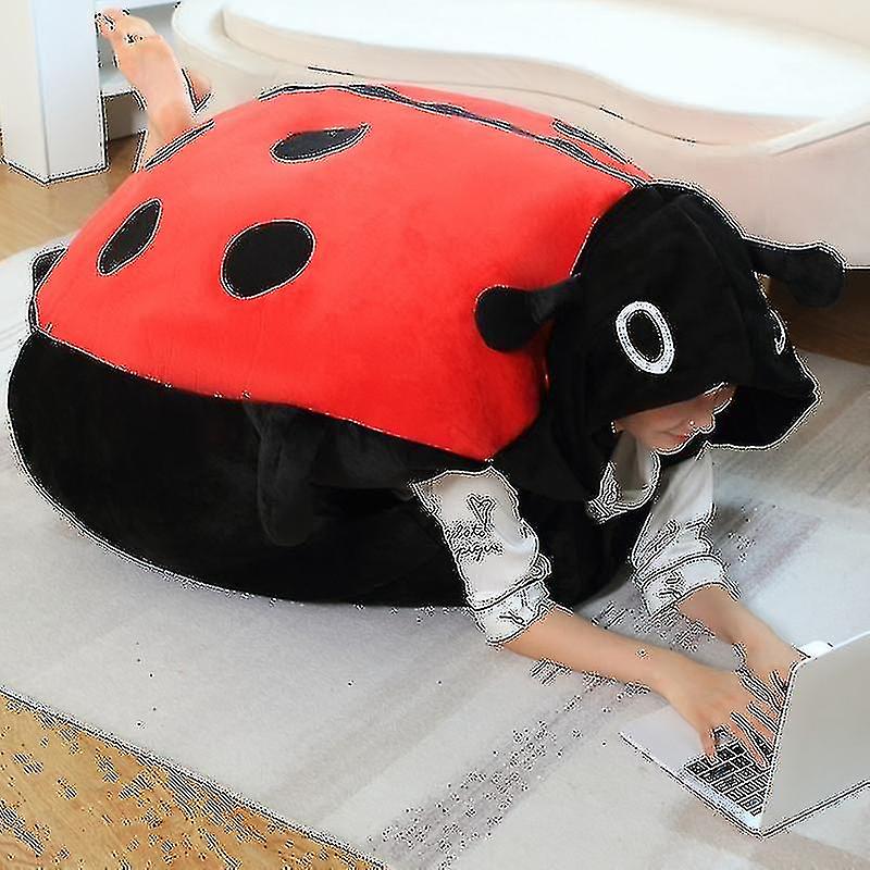(Y)60/100cm Wearable Insect Plush Toys Ladybug Stuffed Cushion Funny Party Cosplay Doll Stuffed Soft Plush