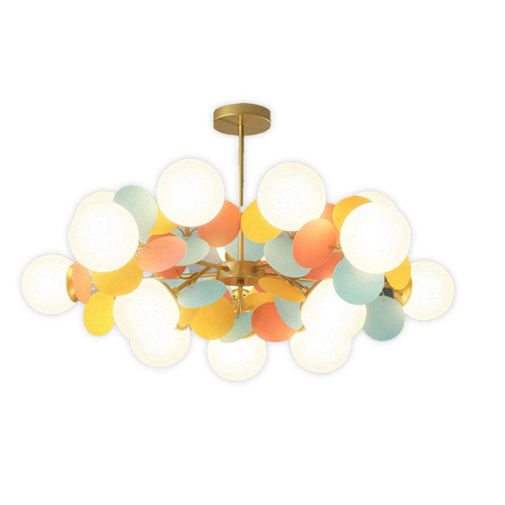 (M)Coloful Glass Pendant Light for Living Room/Bedroom