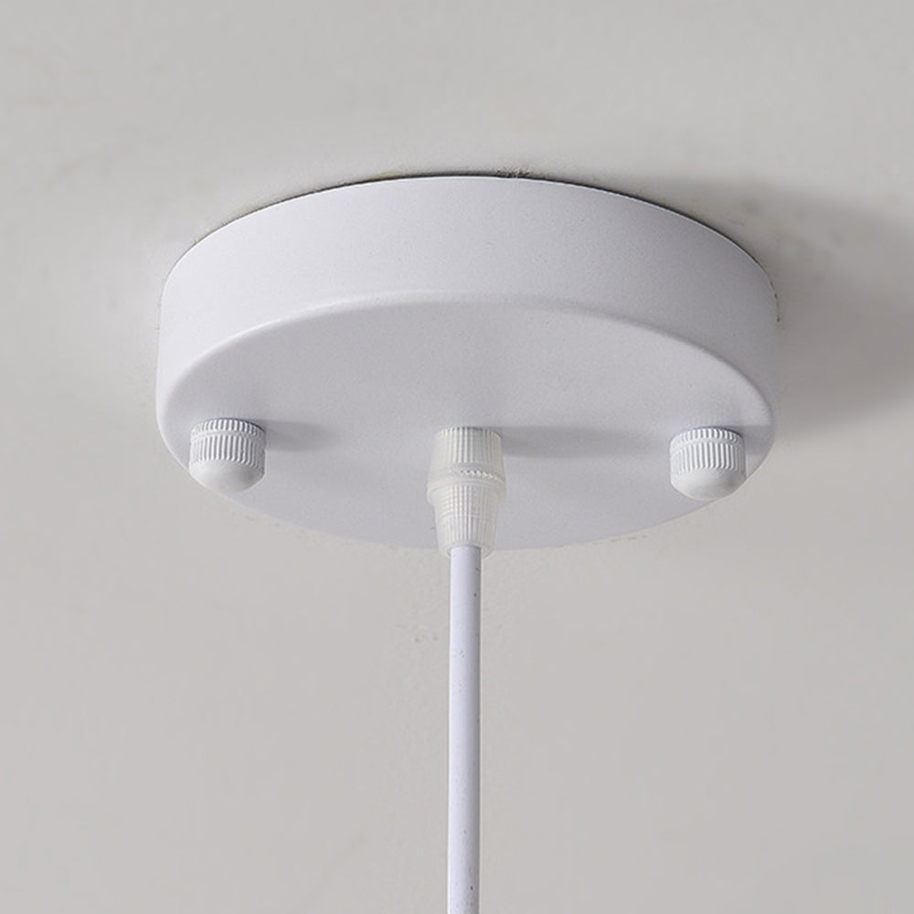 (M)1 - Light White Paper Pendant Light for Living Room
