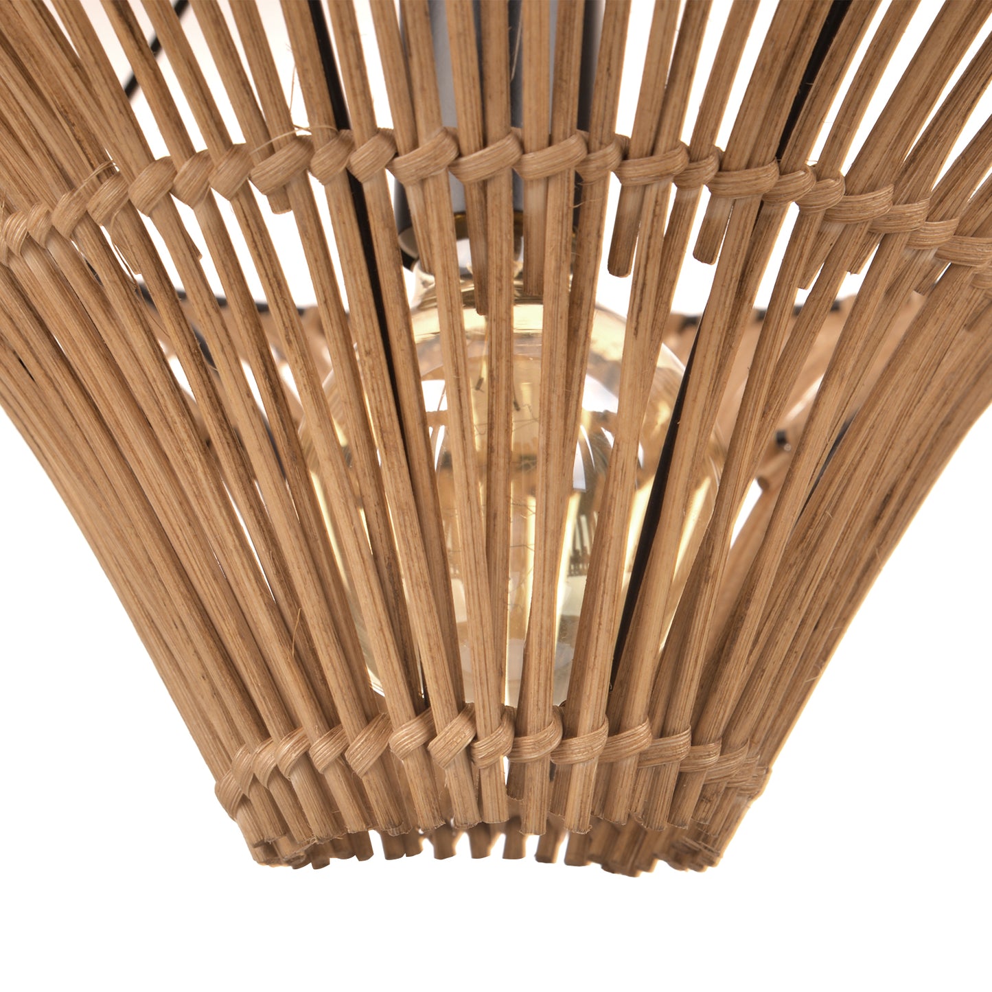 (M)ARTURESTHOME Rustic Wicker Ceiling Light Fixtures Boho Rattan Chandelier for Coastal Kitchen Island Dining Room