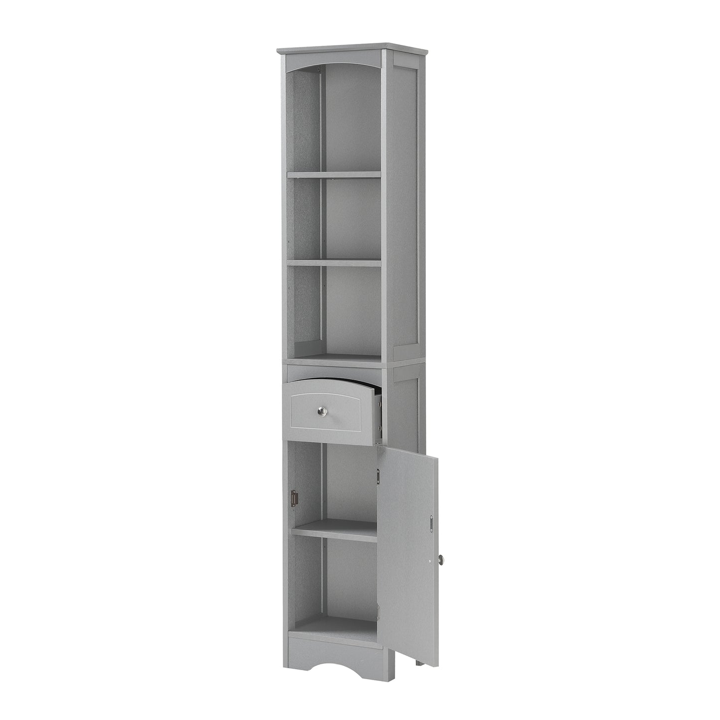 (Z)Simple Classic Bathroom Cabinet Bathroom Storage Shelves Bathroom Furniture Multifunctional Corner Cabinet