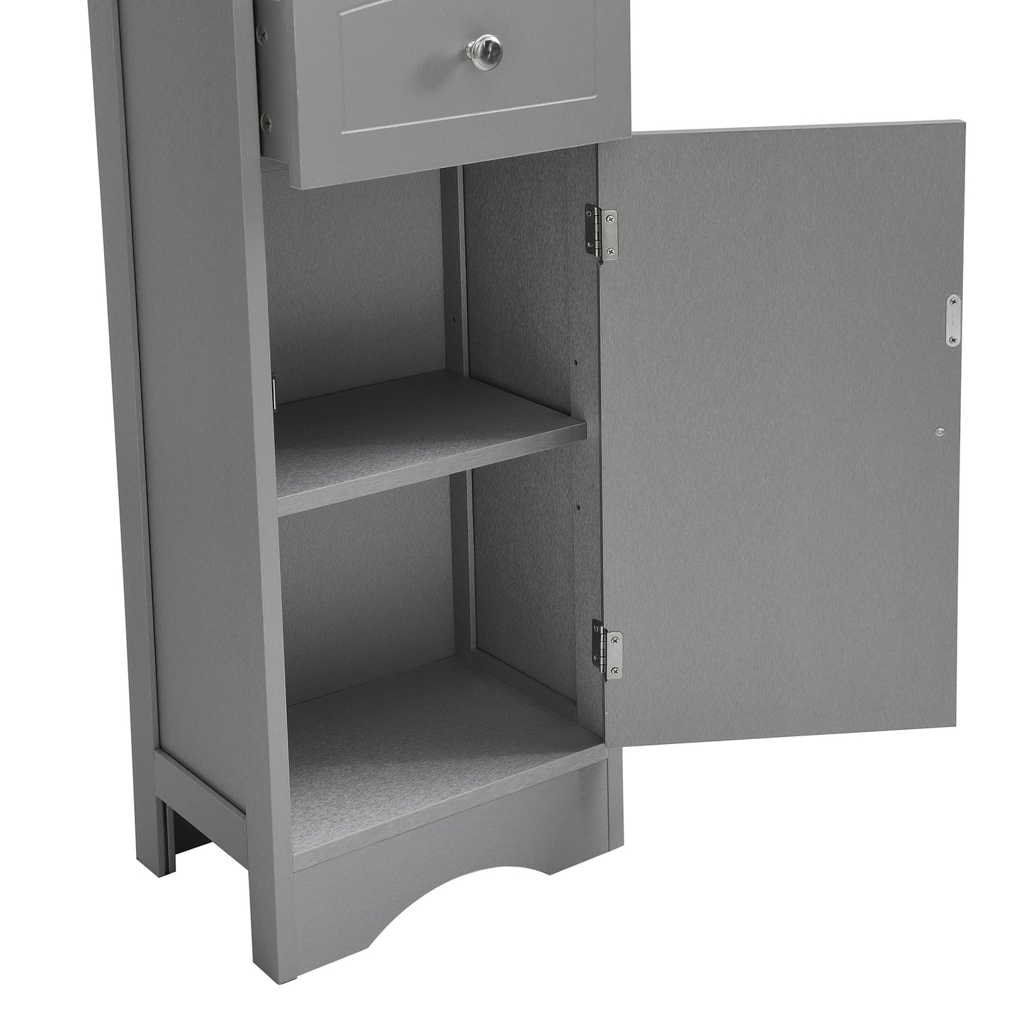 (Z)Simple Classic Bathroom Cabinet Bathroom Storage Shelves Bathroom Furniture Multifunctional Corner Cabinet