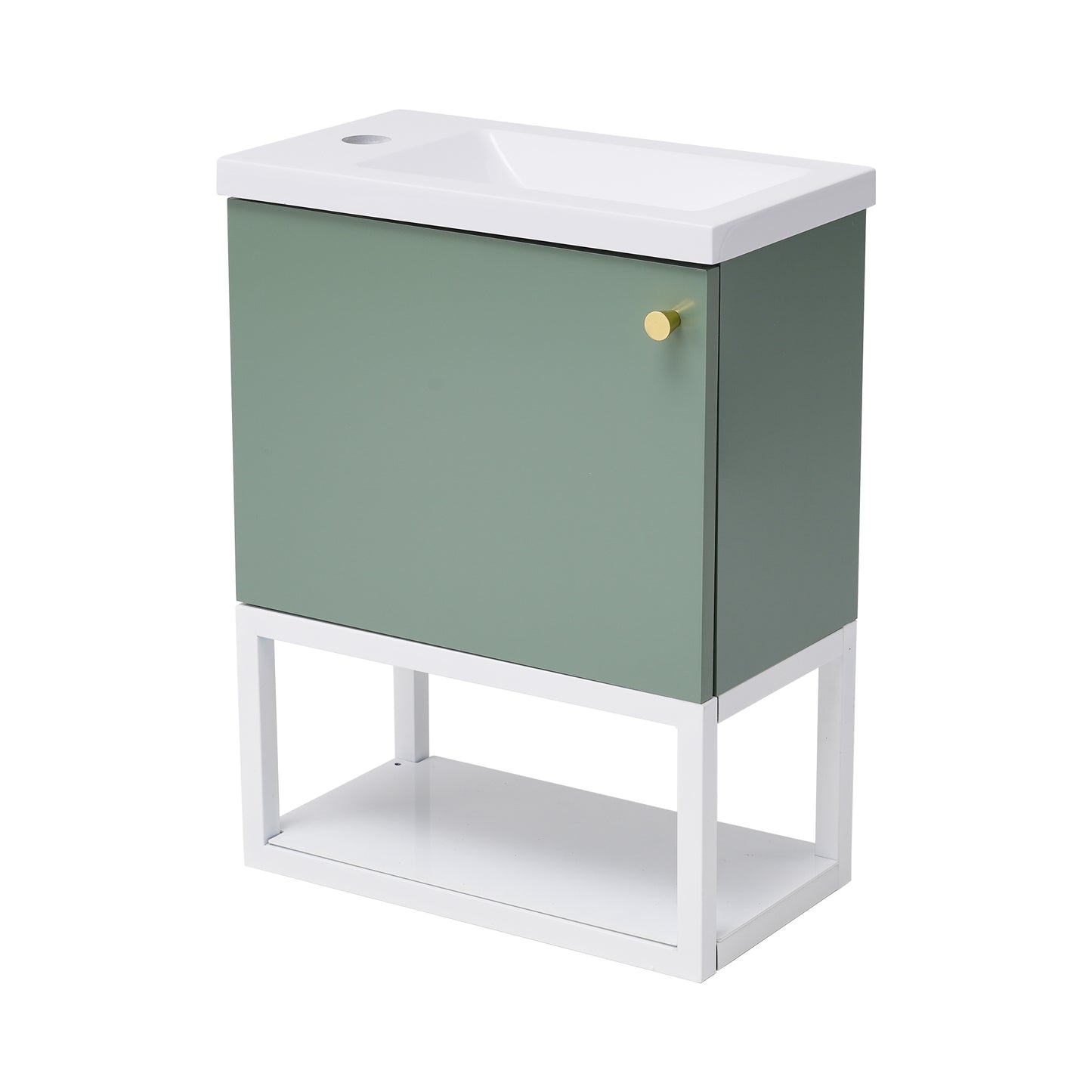 (Z)Bathroom furniture washbasin with vanity Vanity unit Vanity unit hanging Small guest bathroom furniture