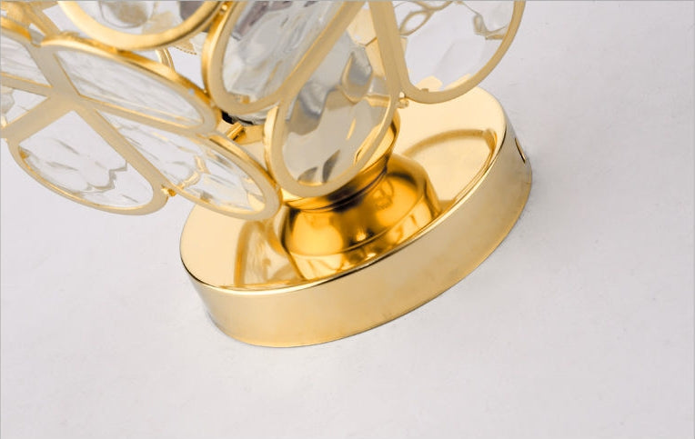 Modern minimalist gold petal ceiling light