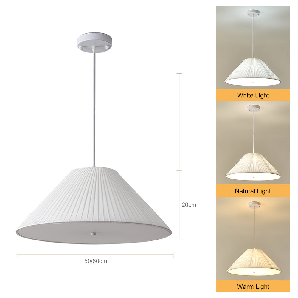 (M)1 - Light White Paper Pendant Light for Living Room