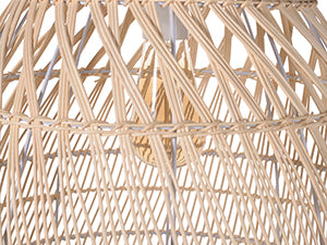 (Y)Bamboo Chandelier Rattan Hand-Woven Chandelier
