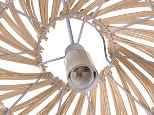 (Y)Bamboo Chandelier Rattan Hand-Woven Chandelier