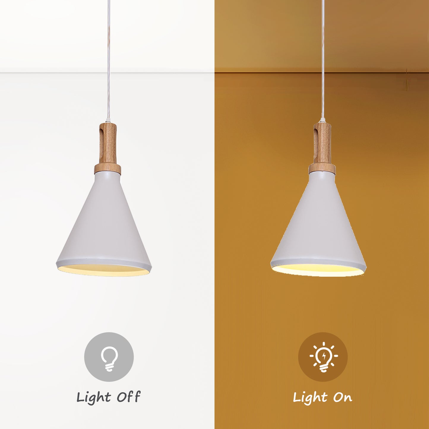 (N) ARTURESTHOME Modern Iron Cafe Lighting Tapered Accent Chandelier