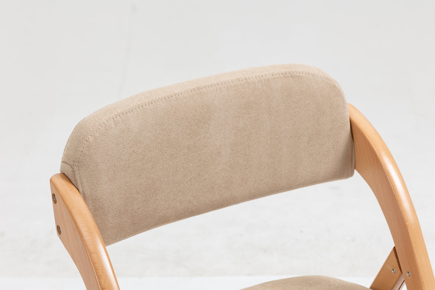 Wooden Stackable Folding Chairs with Padded Seats & Removable Covers - 2 Pack for Kitchen, Office, Wedding, Party, Picnic