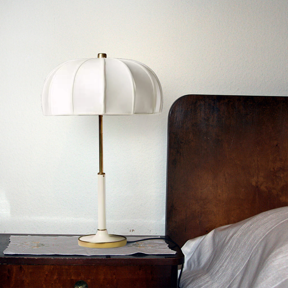 (Z)ARTURESTHOME Bedside Cloth Table Lamps for Bedroom and Living Room - Elegant Fabric Lighting
