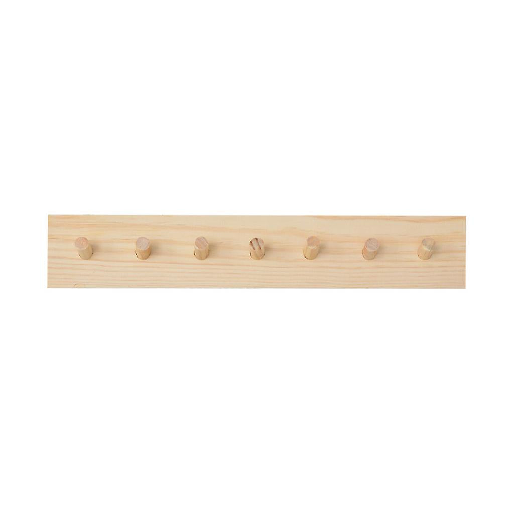 (Y)Nordic Style Solid Wood Hook Door Hanger Wall Hanging Rack Decorative Coat For Key Storage Hooks Beech Wood Rack Furnish