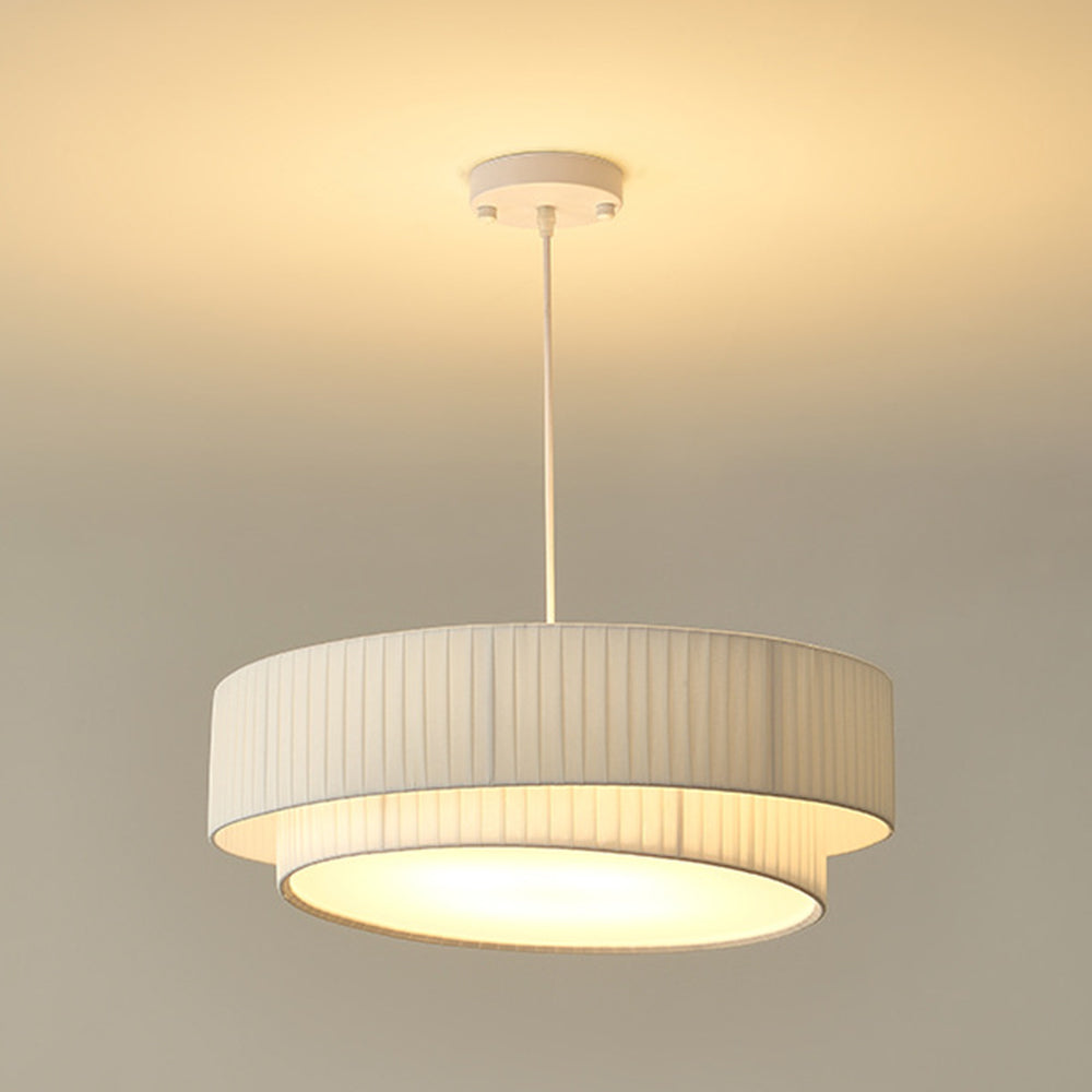 (M)1 - Light White Paper Pendant Light for Living Room