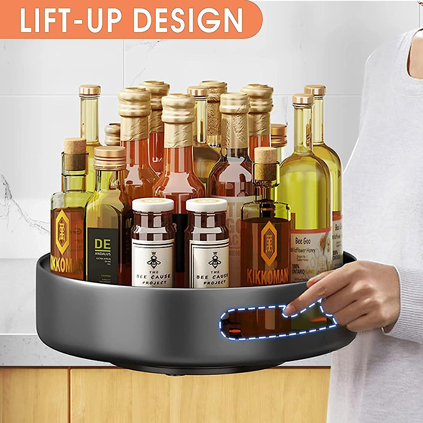 (Y)Rotating Metal Spice Rack, Used For Cabinets, Counters, Closets, Kitchen Or Pant