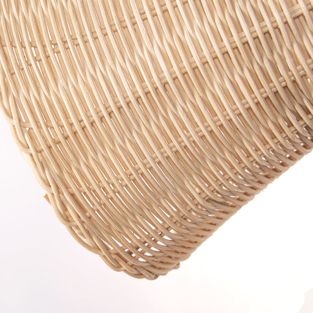 (M)Rattan Wall Lamp Lantern Wall Sconces Wicker Lamp Hand Woven Rattan Wall Light Farmhouse Rustic Boho Sconces Wall Lighting for Living Room Bedroom