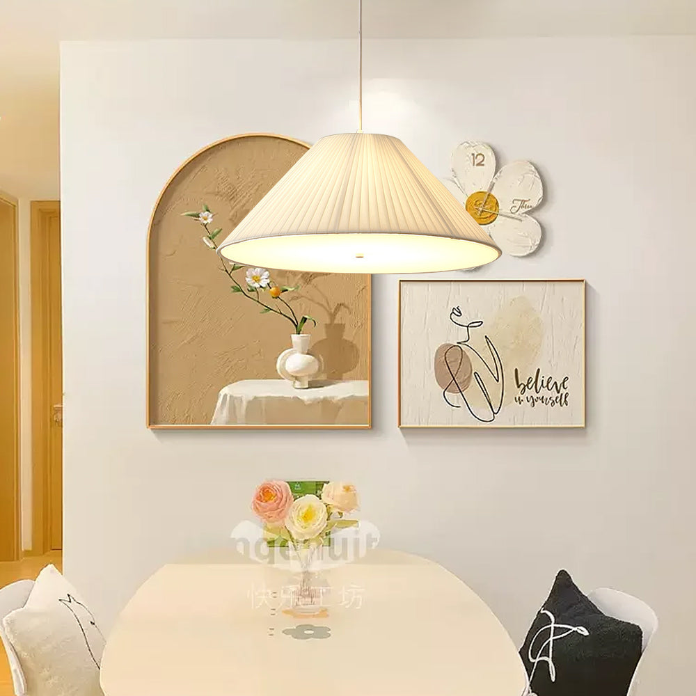 (M)1 - Light White Paper Pendant Light for Living Room