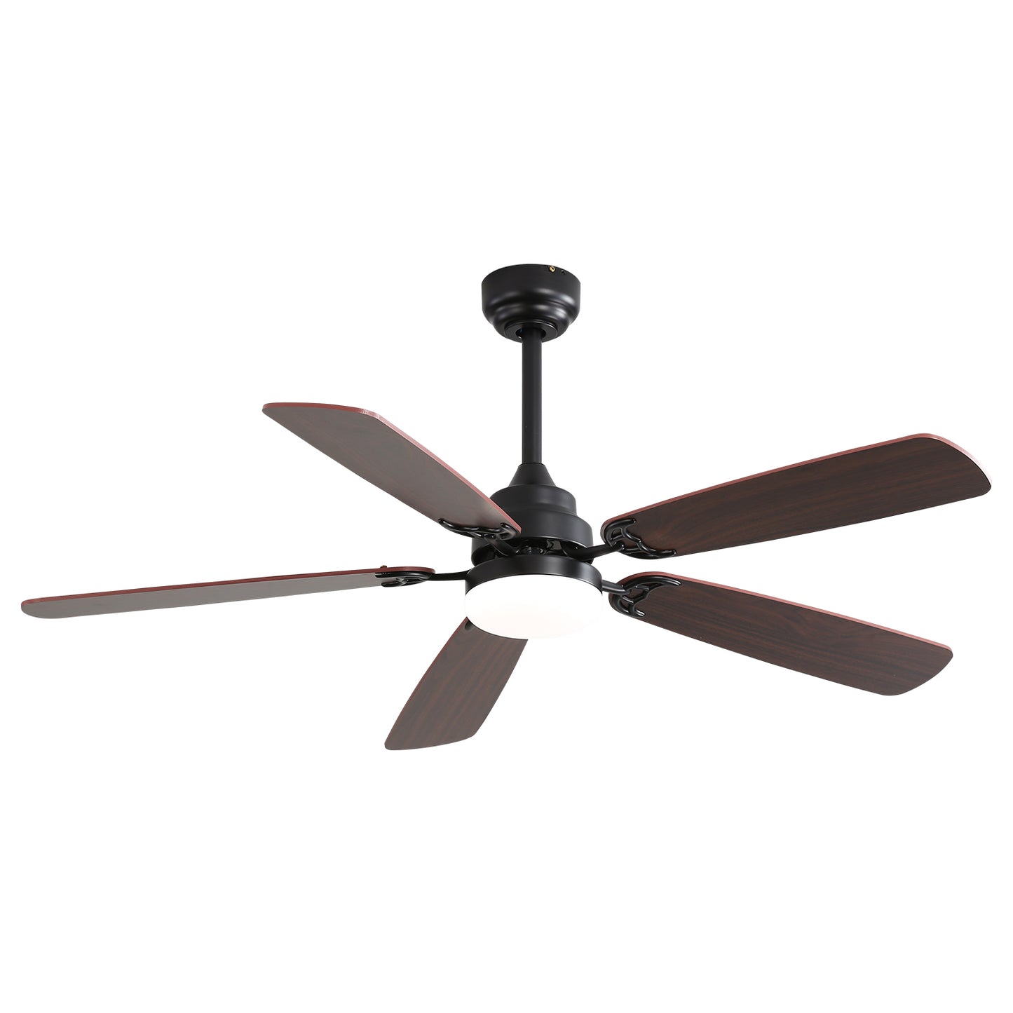 52" Classics Ceiling Fan with Dimmable LED Light, 6-Speed Wind, 5 Blades, Remote Control & DC Motor