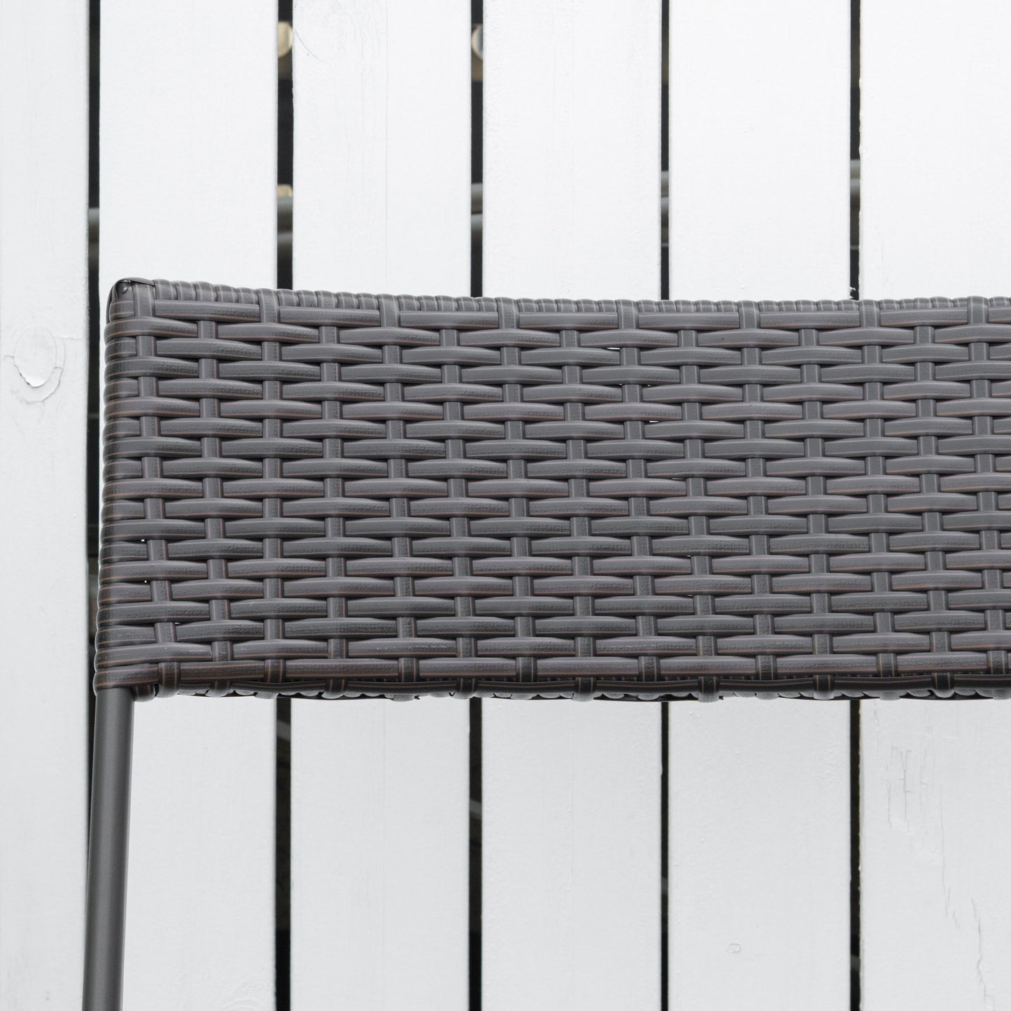 Poly Rattan Pavilion Set for 2 People, Rattan Garden Furniture Seating Group, Black, Perfect for Balconies and Terraces