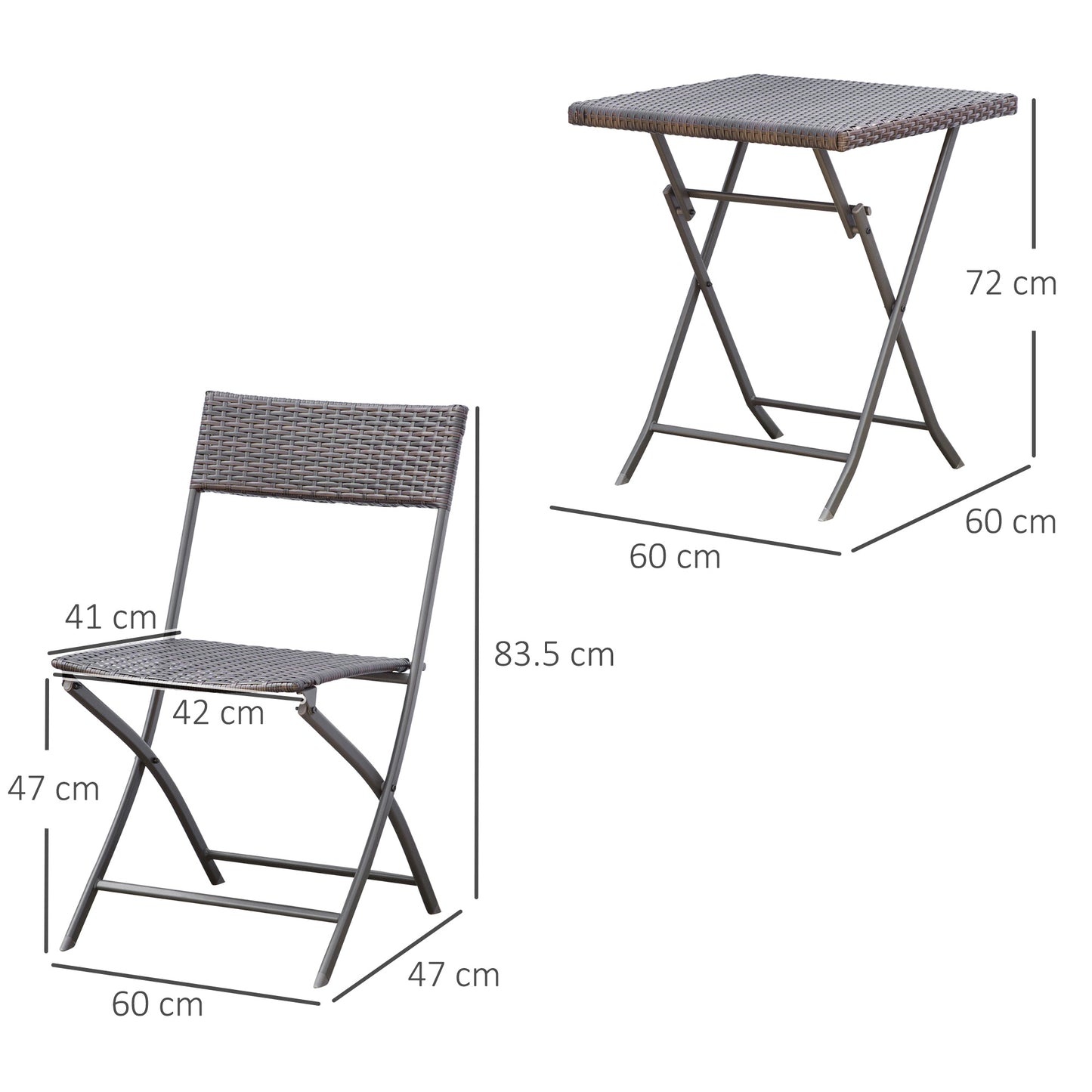 Poly Rattan Pavilion Set for 2 People, Rattan Garden Furniture Seating Group, Black, Perfect for Balconies and Terraces