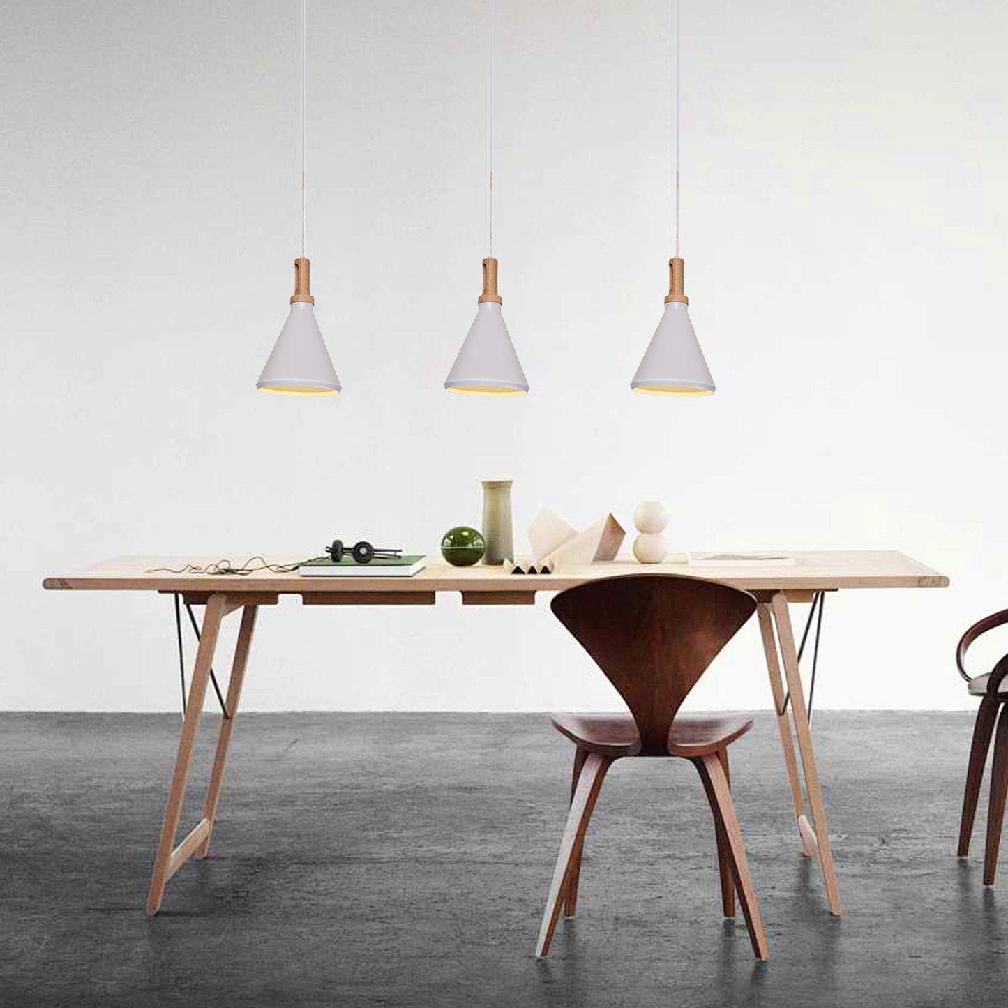 (N) ARTURESTHOME Modern Iron Cafe Lighting Tapered Accent Chandelier