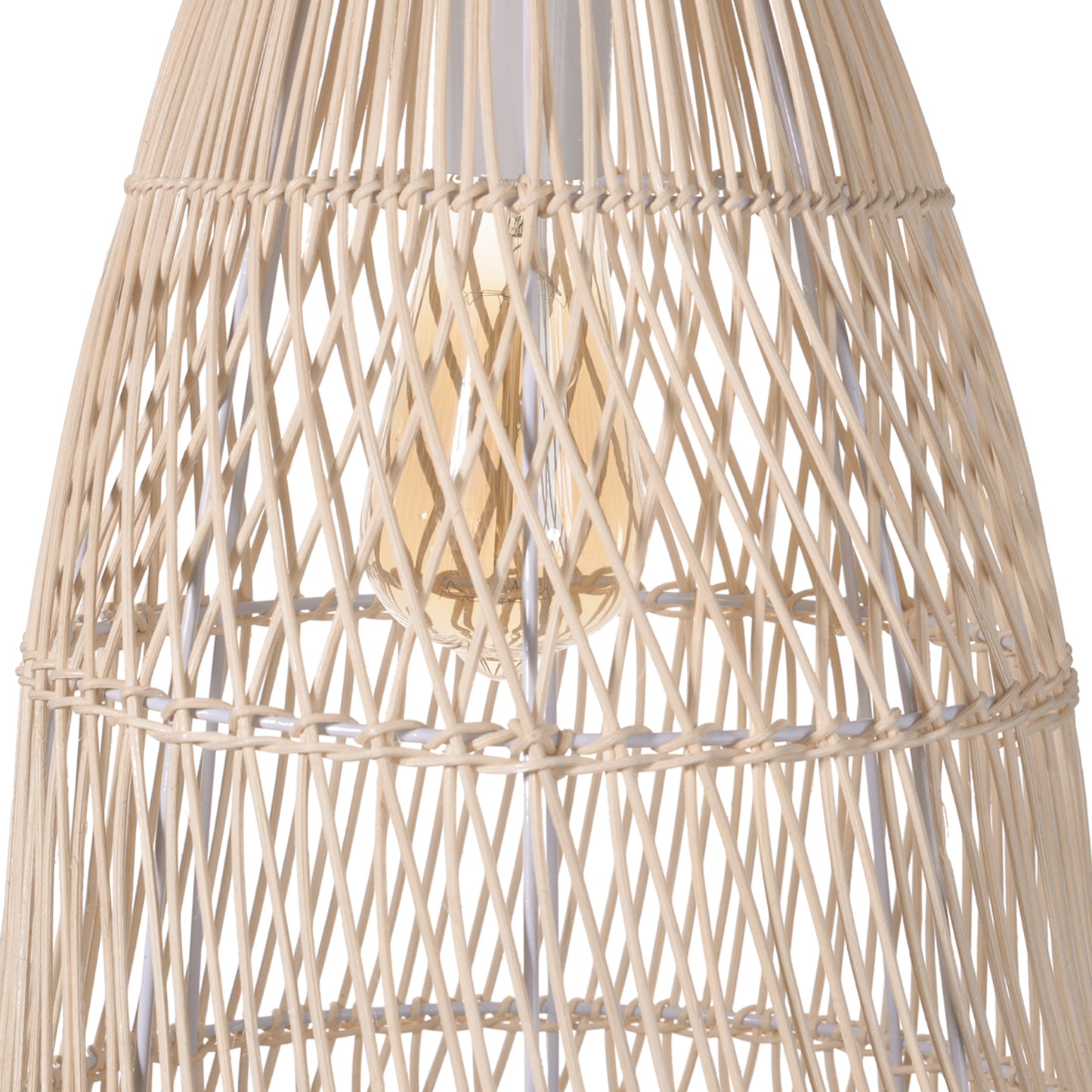(Y)Bedroom Study Lamp Tea Room Rattan Chinese Rustic Rattan Chandelier