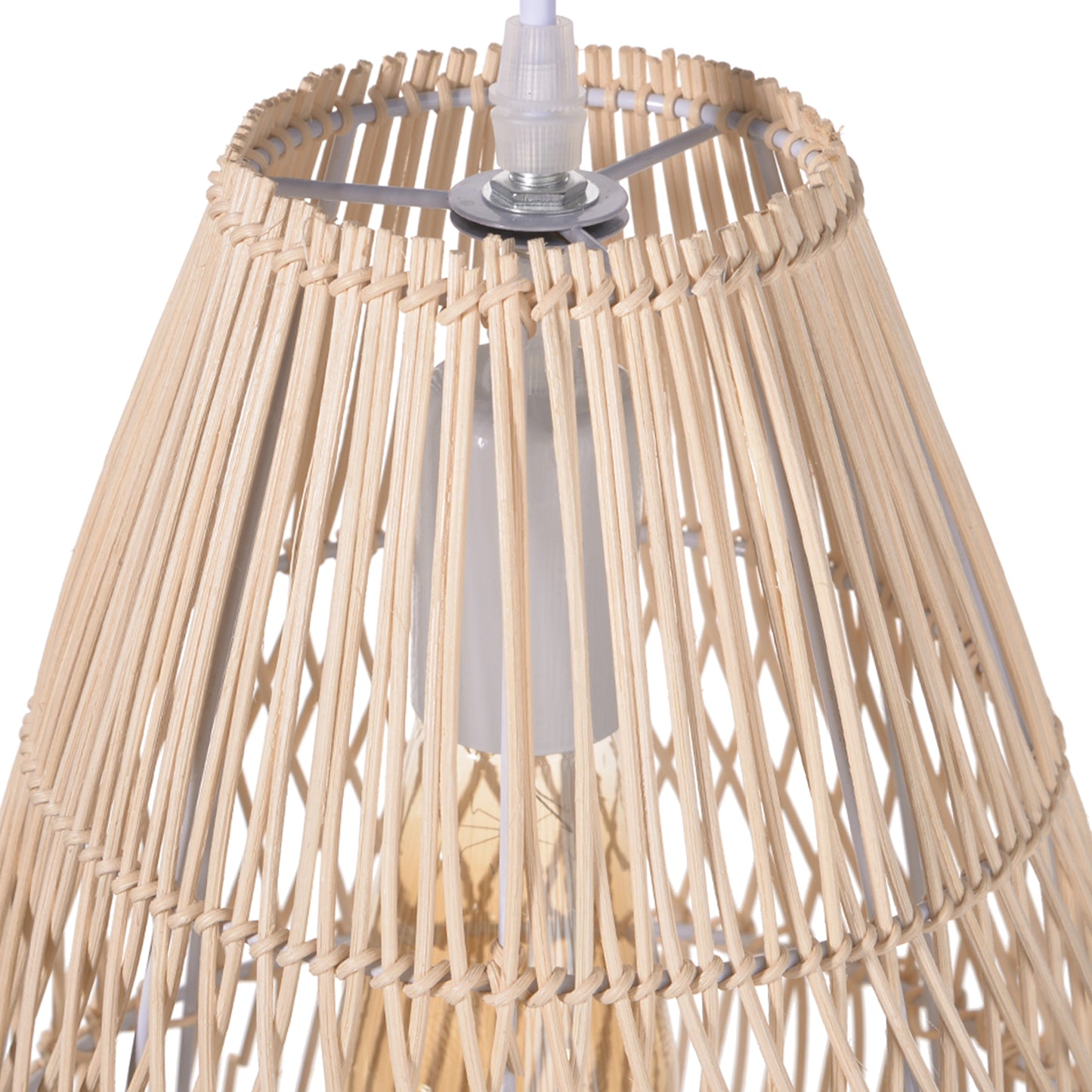 (Y)Bedroom Study Lamp Tea Room Rattan Chinese Rustic Rattan Chandelier