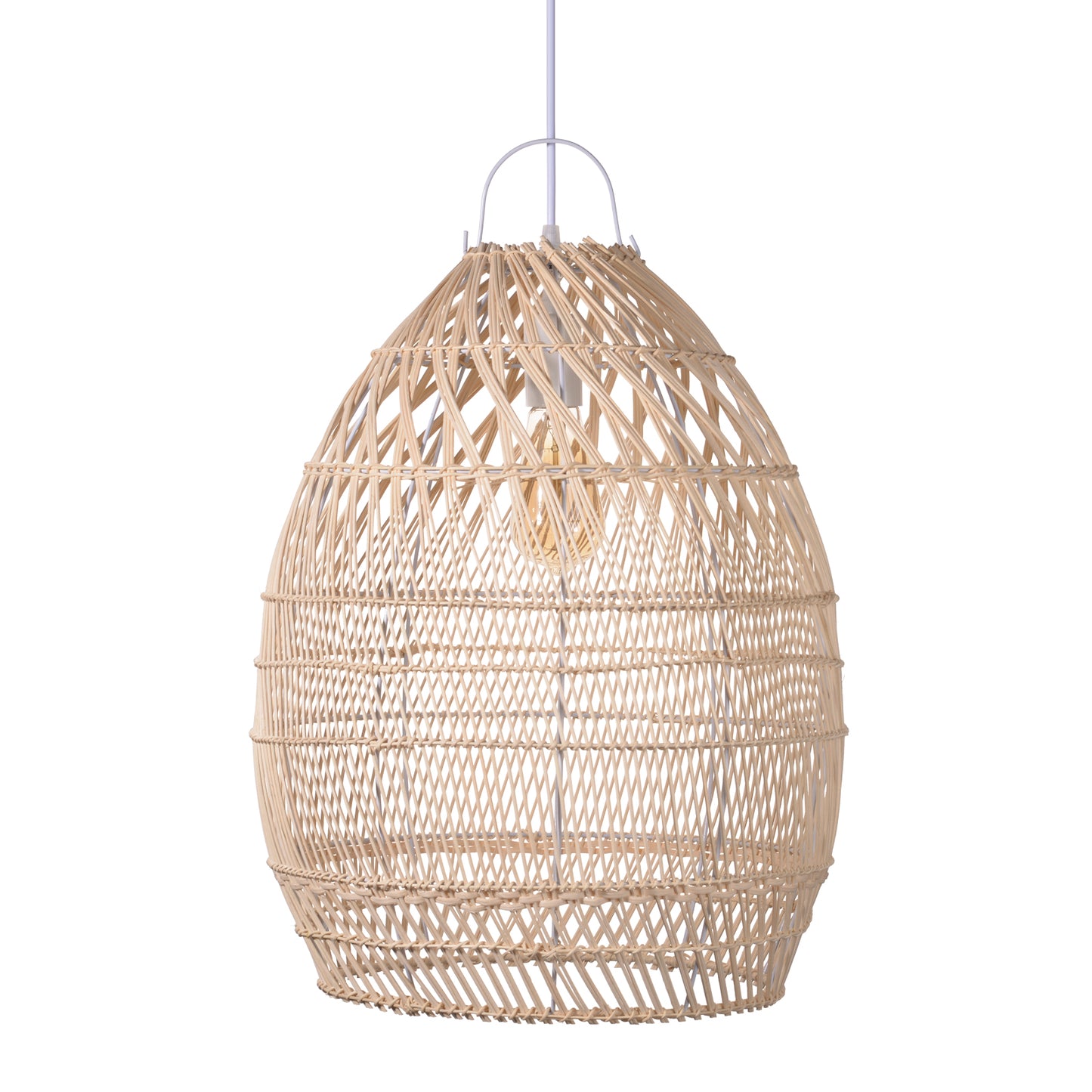 (Y)Bamboo Chandelier Rattan Hand-Woven Chandelier