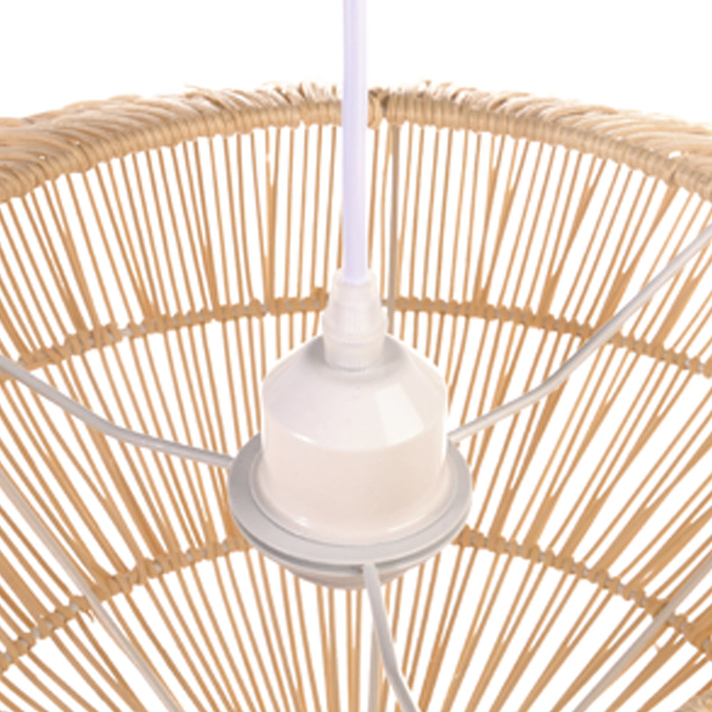 (Q)Handmade Rattan Woven Pendant Light, Modern Minimalist Style Rattan Woven Pendant Light, Suitable for Living Room, Kitchen, Island, Dining Room