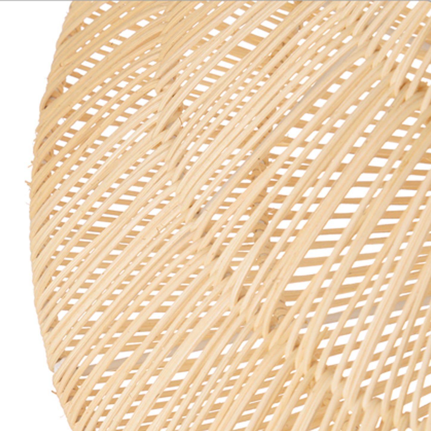 (Q)Handmade Rattan Woven Pendant Light, Modern Minimalist Style Rattan Woven Pendant Light, Suitable for Living Room, Kitchen, Island, Dining Room
