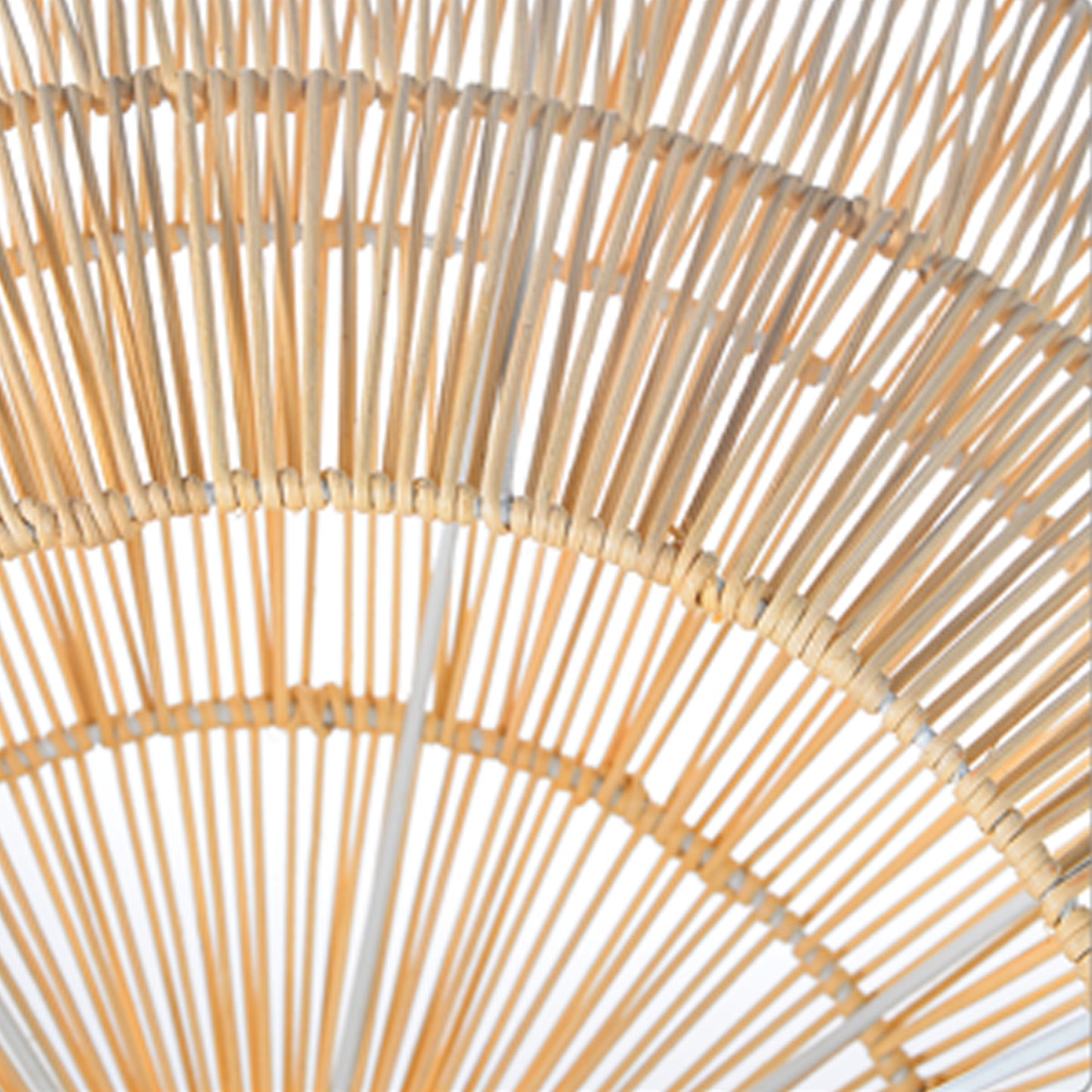 (Q)Handmade Rattan Woven Pendant Light, Modern Minimalist Style Rattan Woven Pendant Light, Suitable for Living Room, Kitchen, Island, Dining Room