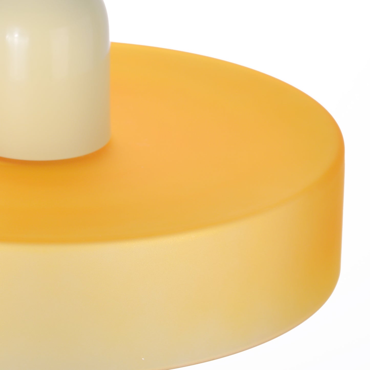 (M)1-Light Glass Pendant Light Fixture Modern White/Orange Small Lamps for Living Room/Kitchen