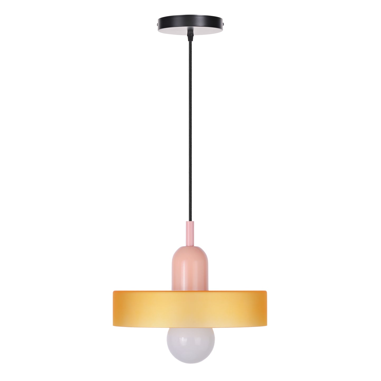 (M)1-Light Glass Pendant Light Fixture Modern Green/White Small Lamps for Living Room/Kitchen