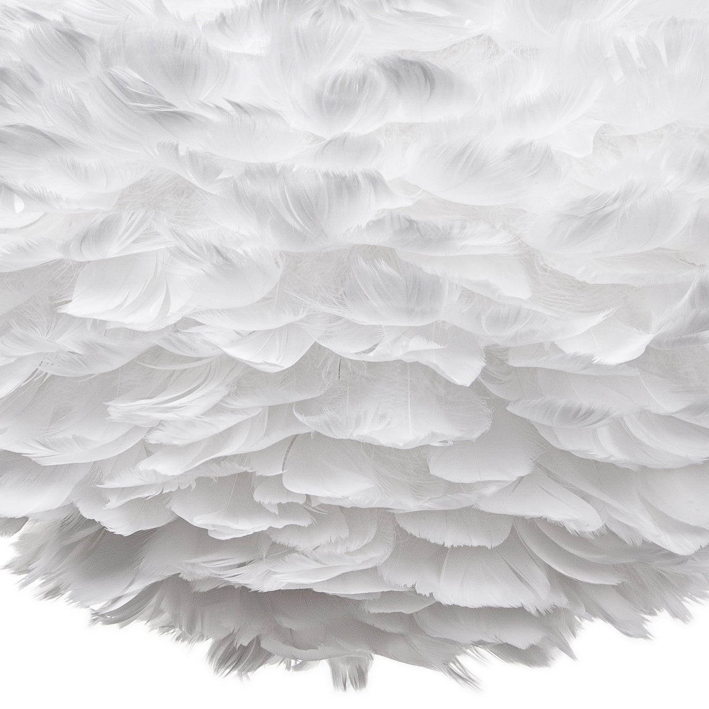 (M)Pendant Light Globe White Feather Chandelier E27 for Children's Bedroom Living Room