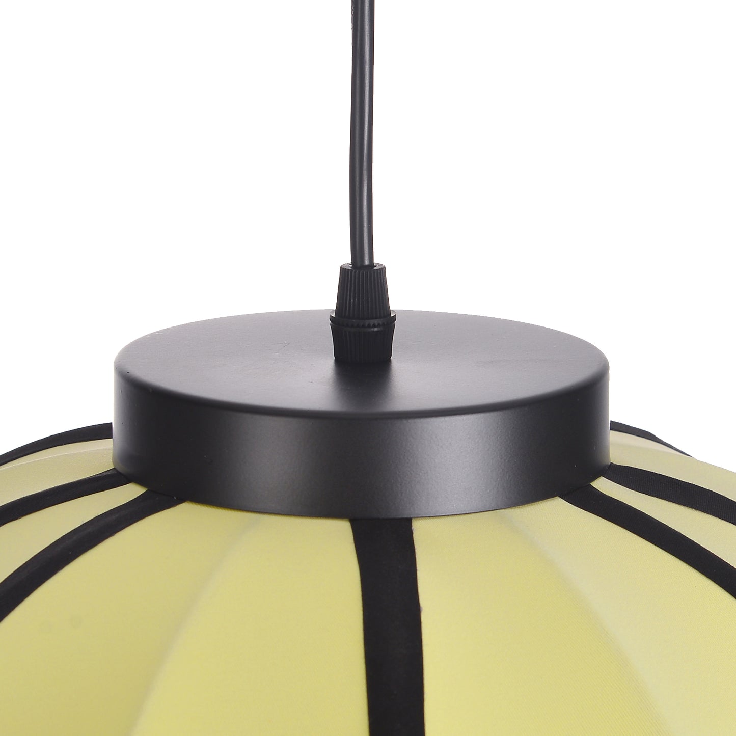(X)Handmade Fabric Pendant Light, Modern Beige Cylinder Shade for Bedrooms and Living Rooms