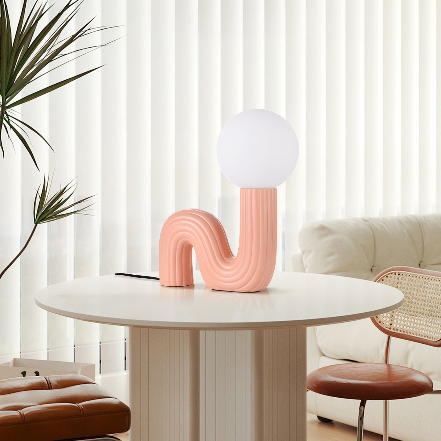 (M) Khaki Table Lamps G9 for Bedroom Bedside Desk Lamp