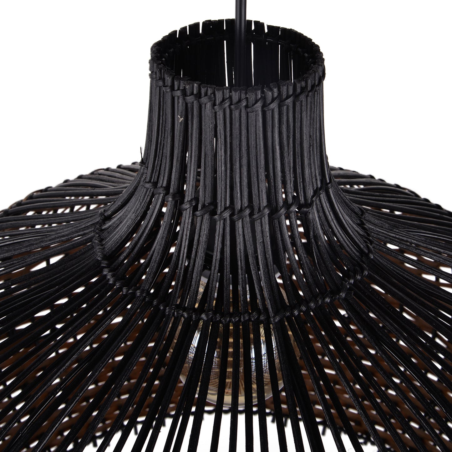 (Q)15.75 Inch Woven Rattan Pendant Light,Retro Style Creative Lantern Lampshade,Suitable for Living Room,Bedroom,Bining room, Farmhouse