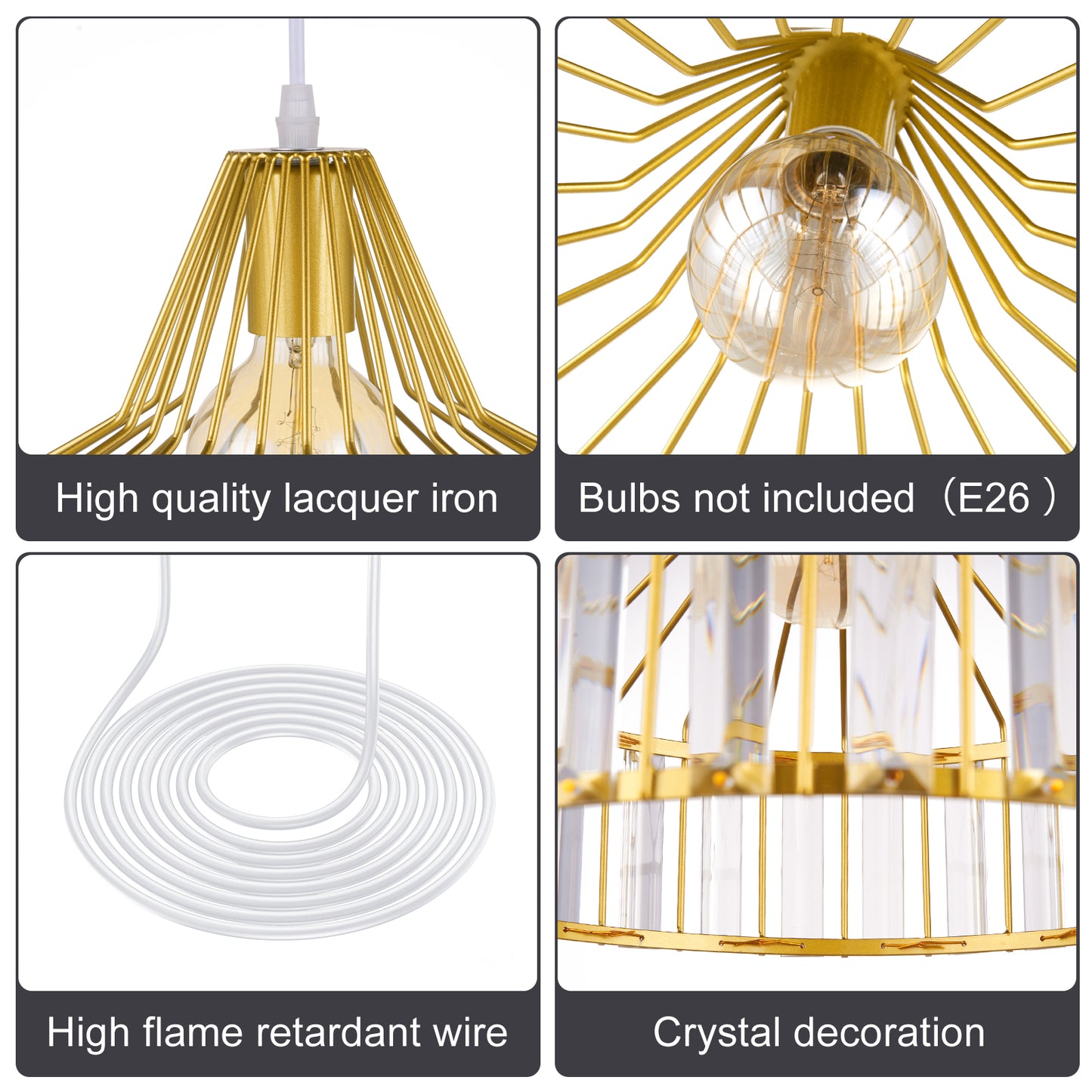 (Q)Modern Nordic Style Crystal Chandelier,Creative and Personalized Lampshade,Suitable for Dining Rooms,Living Rooms,Kitchens,and Bathrooms
