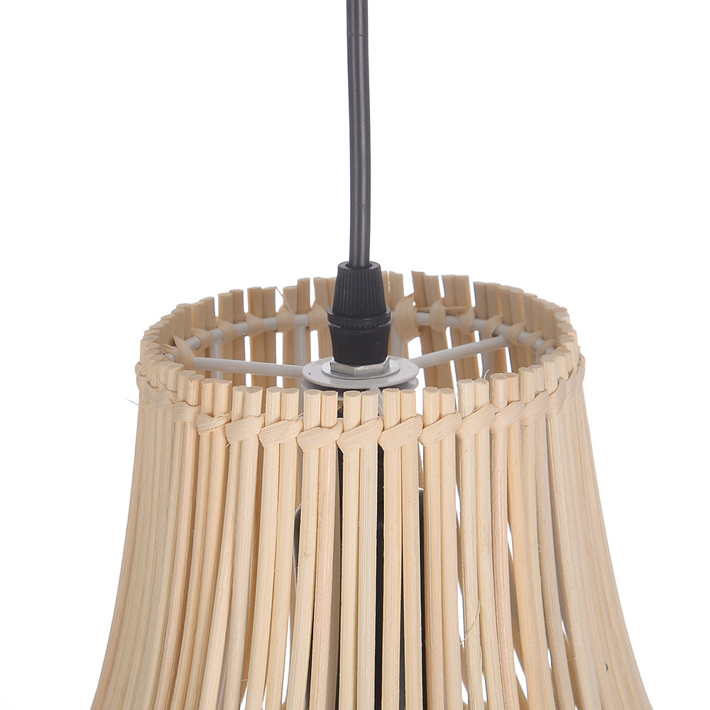 (Q) Handmade Rattan Pendant Light, Bohemian Style Rattan Pendant Light, Suitable For Kitchen, Bedroom, Living Room.