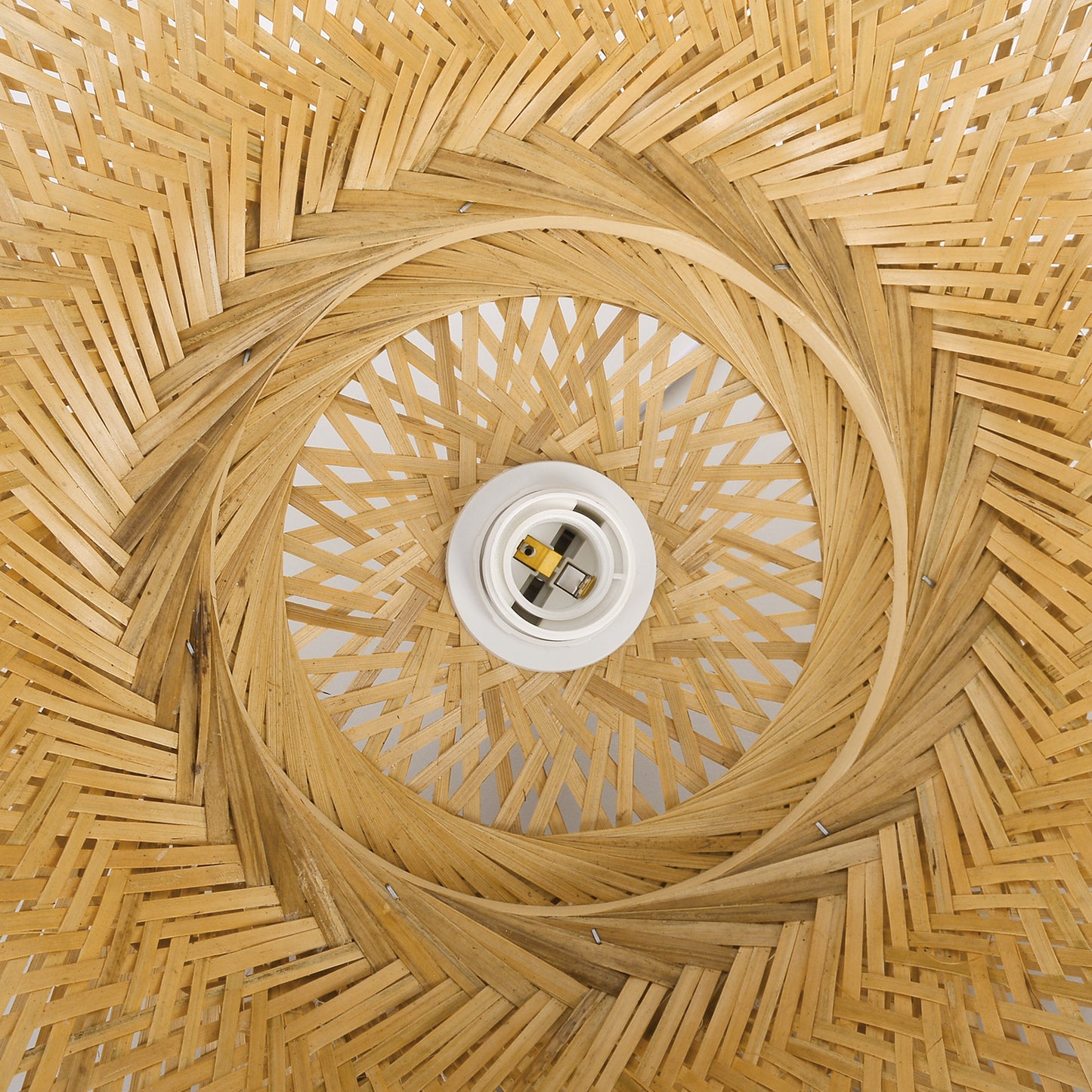 (Q) Handmade Rattan Pendant Light, Bohemian Style Rattan Pendant Light, Suitable For Bedrooms And Living Rooms