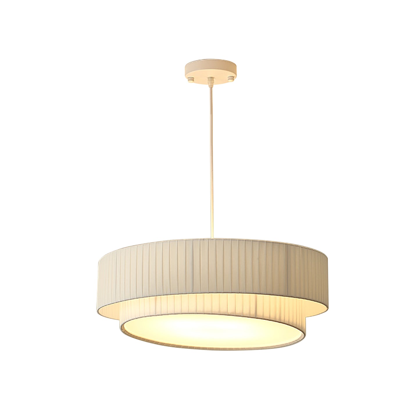 (M)1 - Light White Paper Pendant Light for Living Room