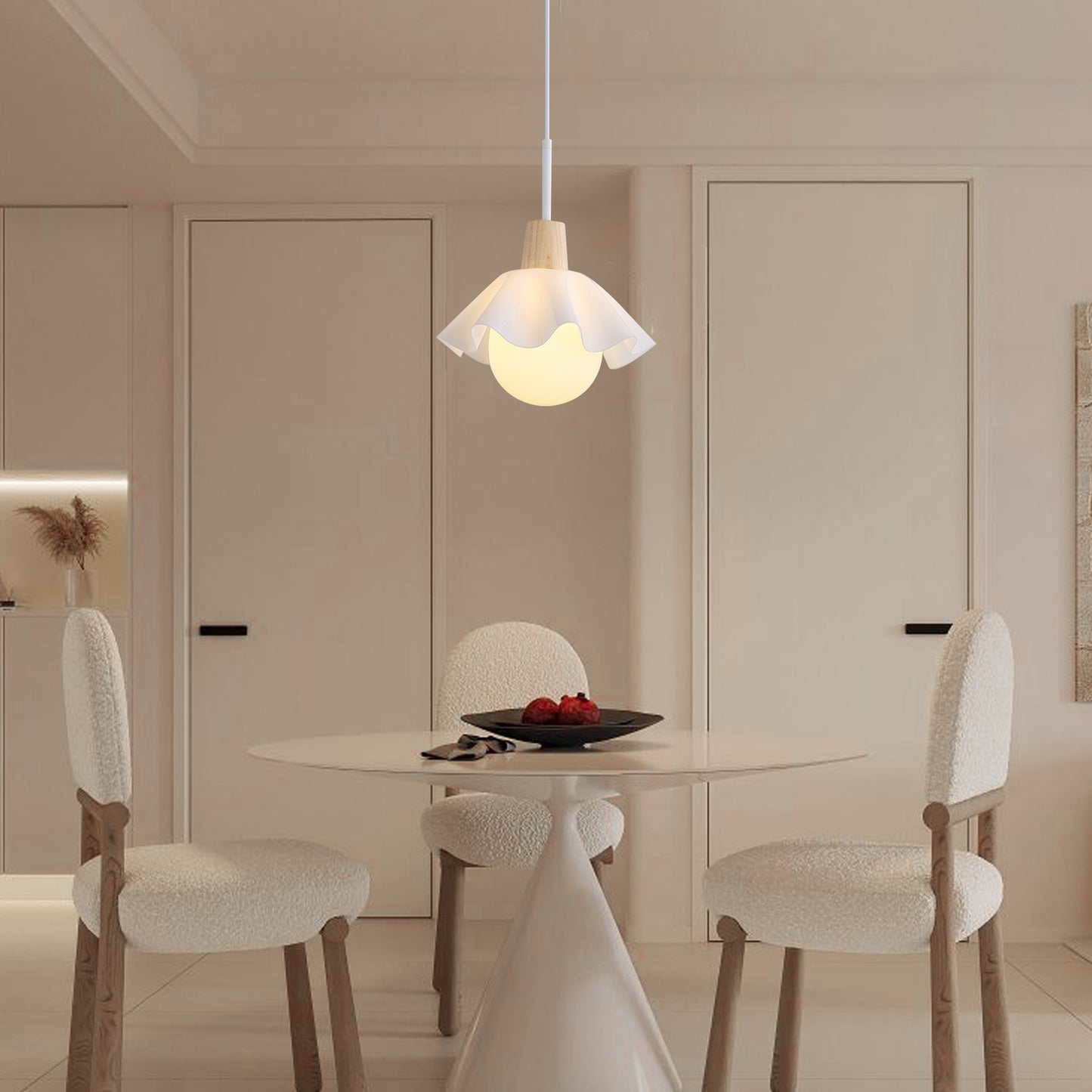 (N) ARTURESTHOME Nordic Modern Personalized Flower Indoor Pendant Lighting Aisle Lighting