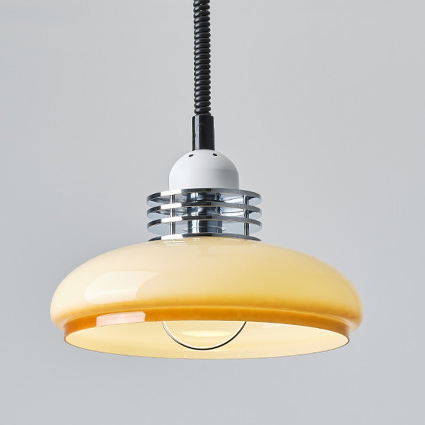 (N) ARTURESTHOME French Antique Telescopic Chandelier Modern Wabi-sabi Style Glass Illuminator