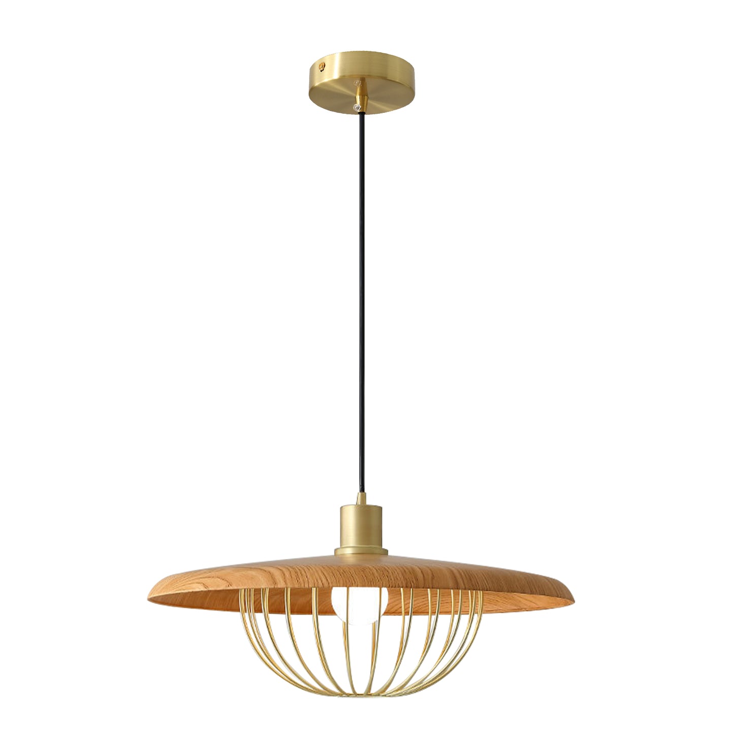 (N) ARTURESTHOME Nordic Iron Chandelier Creative Round Flying Saucer Decorative Dining Room Lamps and Lanterns